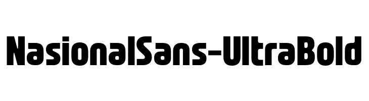NasionalSans-UltraBold  Descarca Fonturi Gratis