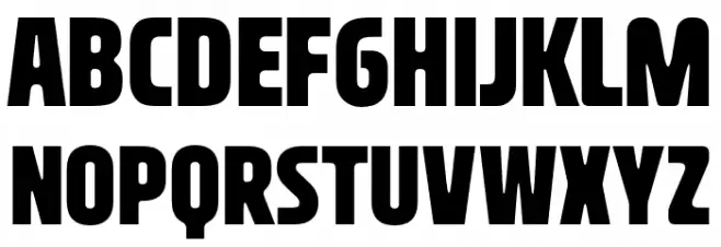 NasionalSans-UltraBold Schriftart Groß