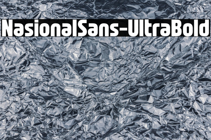 NasionalSans-UltraBold Example 3