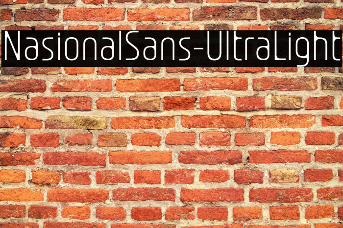 NasionalSans-UltraLight Example 1