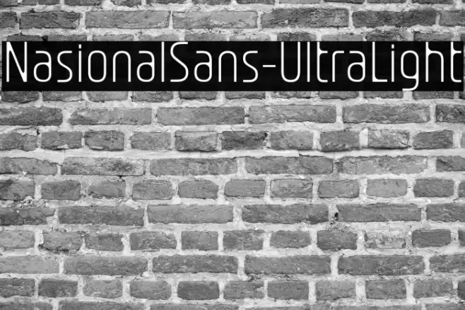 NasionalSans-UltraLight Example 1