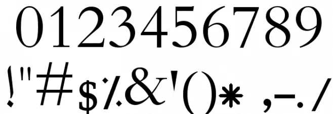 Naskh Type I Font OTHER CHARS
