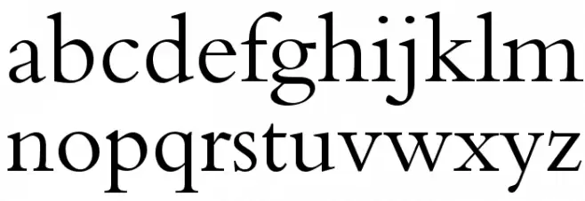 Naskh Type I 字体 小写