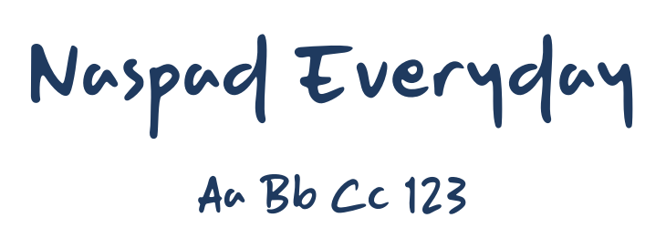 Naspad Everyday Font Preview
