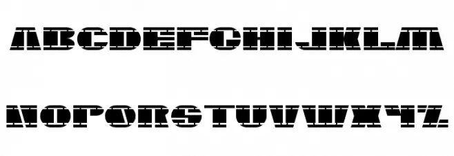 Nasser Font UPPERCASE
