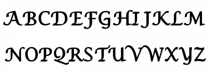 Nastaliqh Font UPPERCASE