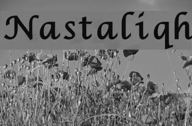 Nastaliqh Font examples