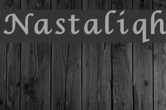 Nastaliqh Font examples