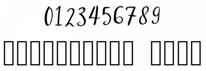 Nastar Font OTHER CHARS