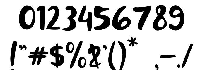 Nastary Font OTHER CHARS