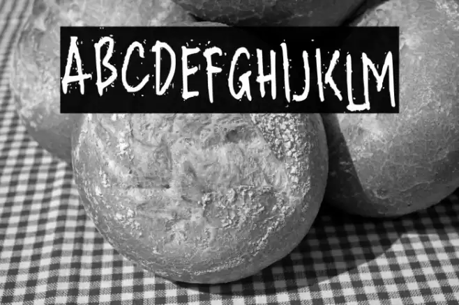 Nasty Dusty Schriftart examples