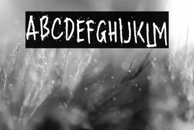 Nasty Dusty Schriftart examples