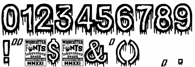 Nasty Tuesdays Font OTHER CHARS