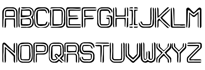 Nasty Works Company Font UPPERCASE