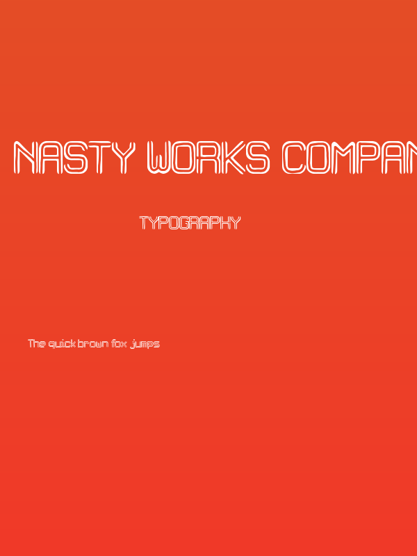 Nasty Works Company Poster