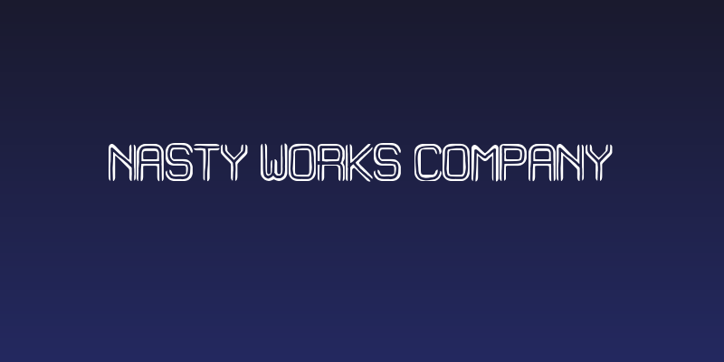 Nasty Works Company Social Header
