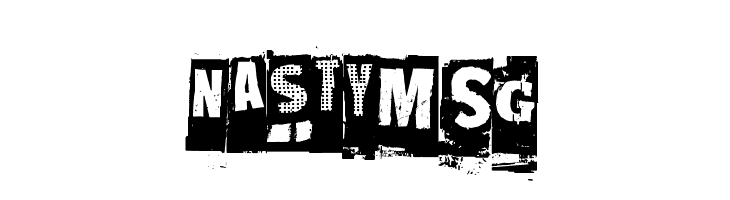 NastyMSG Font