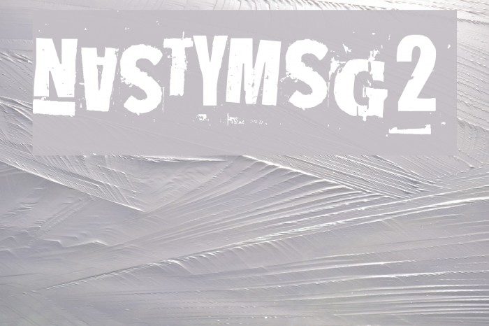 NastyMSG2 Font examples