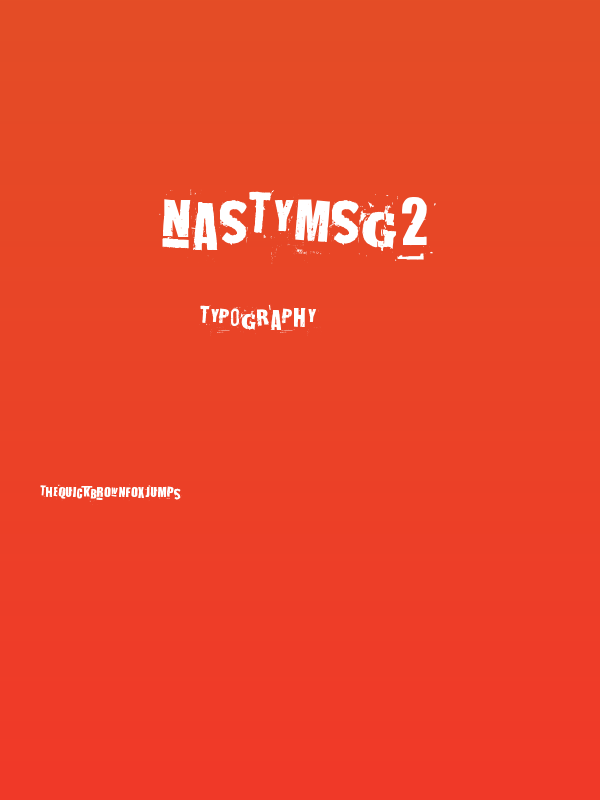 NastyMSG2 Poster