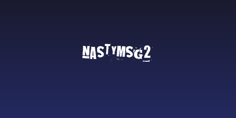 NastyMSG2 Social Header