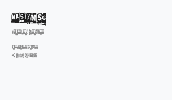 NastyMSG Business Card