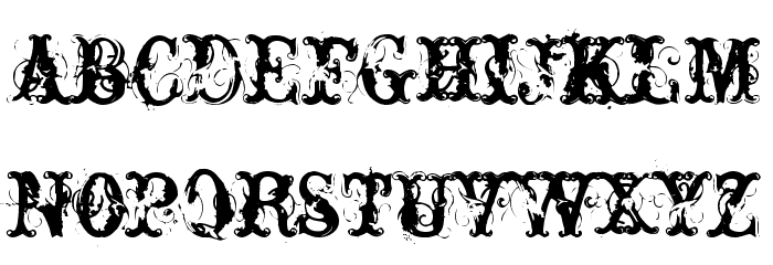 Nasty Font LOWERCASE