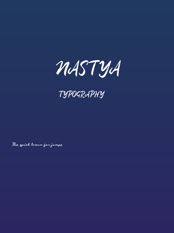 Nastya Poster