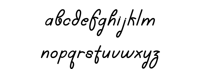 Natadon Demo Font LOWERCASE