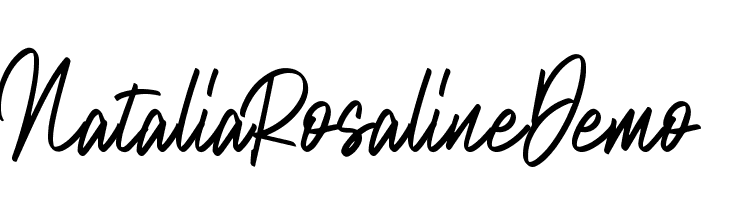 NataliaRosalineDemo  font caratteri gratis