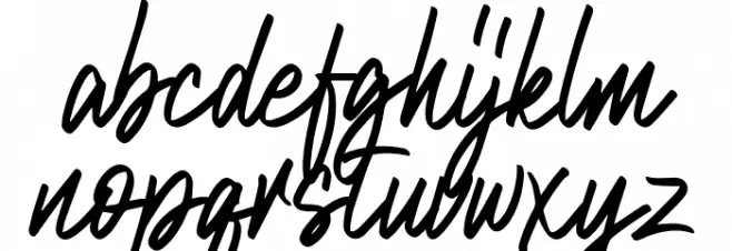NataliaRosalineDemo Schriftart Kleinbuchstaben