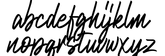 NataliaRosalineDemo Font LOWERCASE