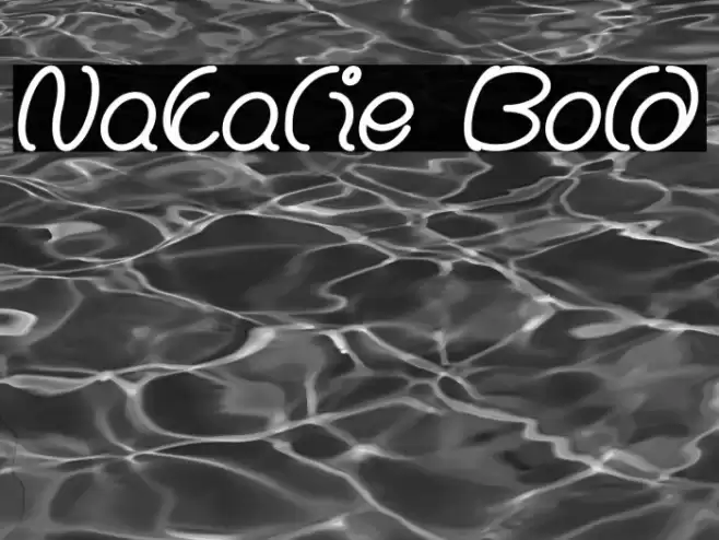Natalie Bold Font examples