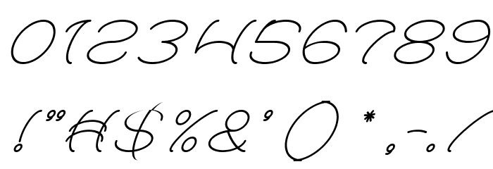 Natalie-Light Font OTHER CHARS