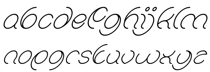 Natalie-Light Font LOWERCASE