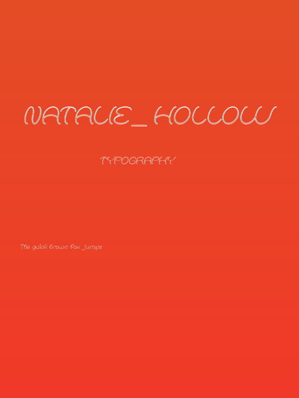 Natalie_Hollow Poster