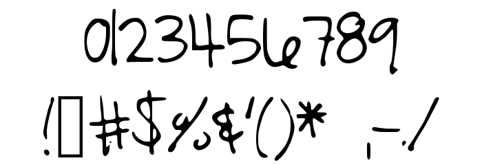 NatalisNonsense Font OTHER CHARS
