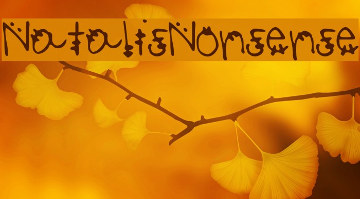 NatalisNonsense Font examples