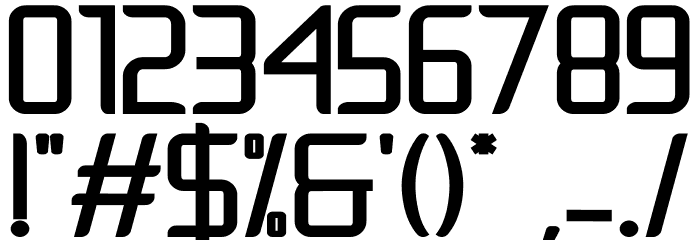 Natalisa Bold Font OTHER CHARS
