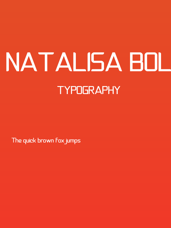 Natalisa Bold Poster