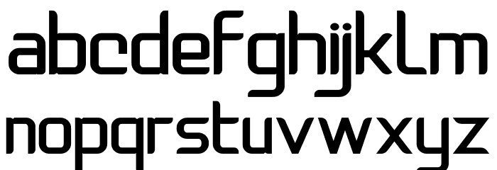 Natalisa Bold Font LOWERCASE