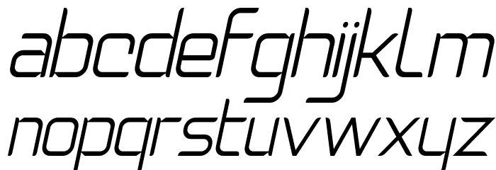Natalisa Light Italic Demo Light Italic Font LOWERCASE
