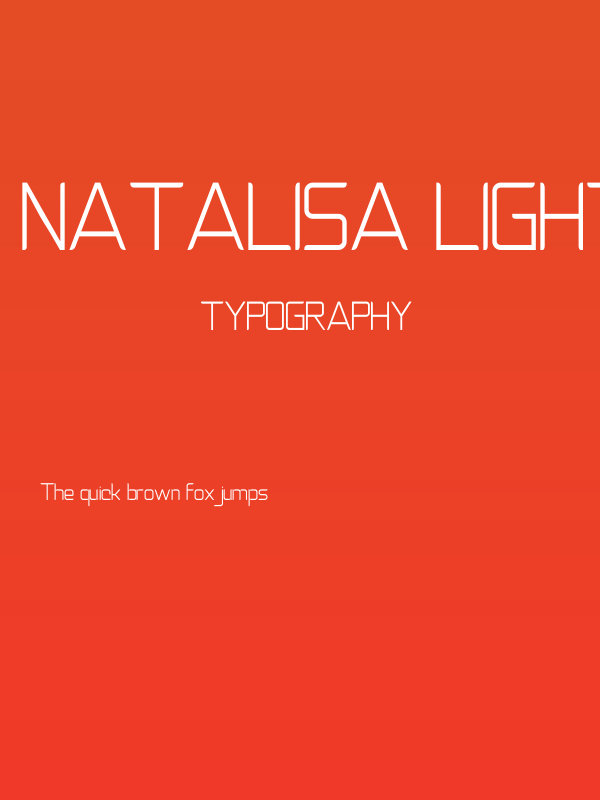 Natalisa Light Poster