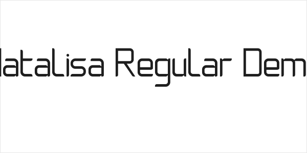 Natalisa Regular Demo Logo