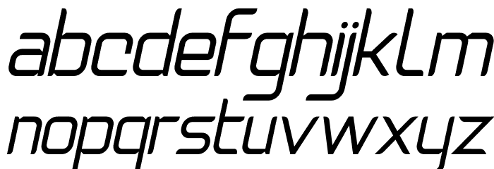 Natalisa Regular Italic Demo Regular Italic Font LOWERCASE