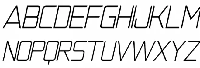 Natalisa Thin Italic Schriftart Groß