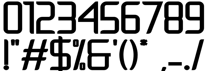 NatalisaBold Font OTHER CHARS