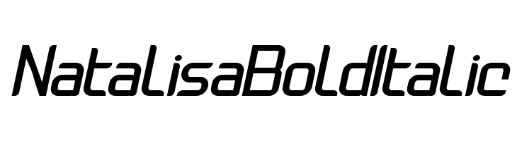 NatalisaBoldItalic  フリーフォントのダウンロード