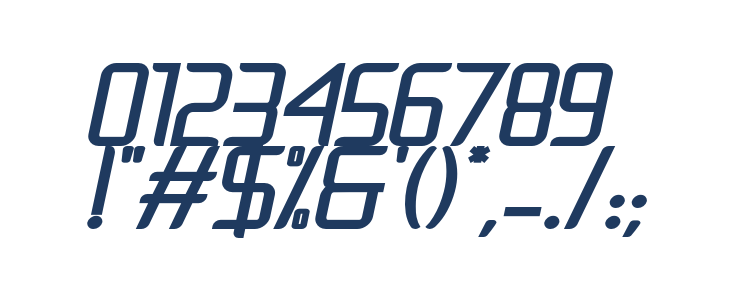 NatalisaBoldItalic Other Characters