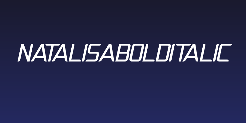 NatalisaBoldItalic Social Header