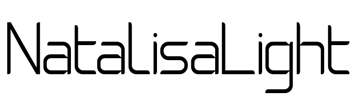 NatalisaLight  font caratteri gratis